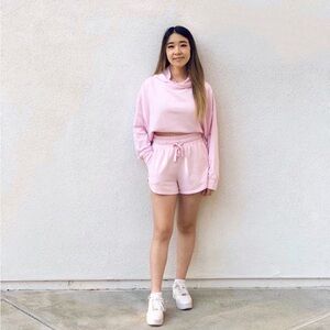 Fabletics Hoodie/Shorts Set